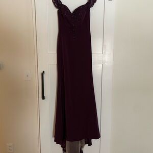 New Anny Lee Deep Purple Dress Never Worn